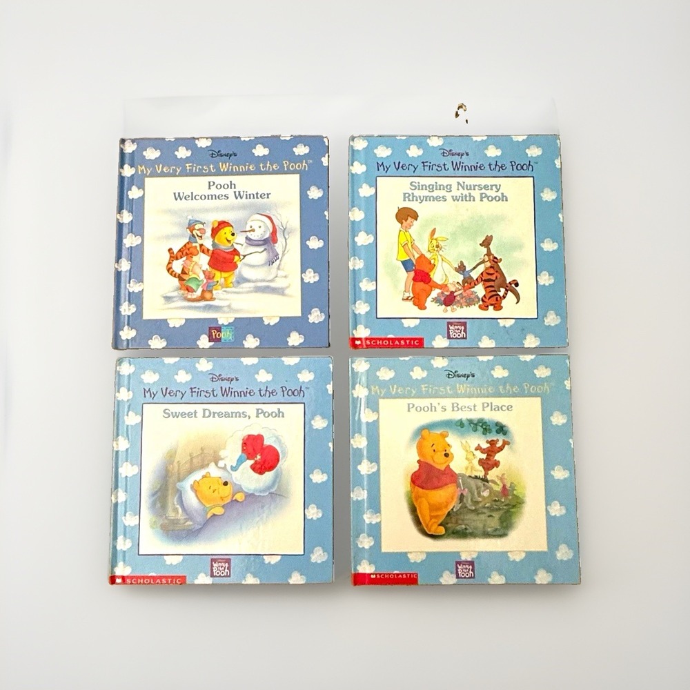 Scholastic Disney My Very First Winnie the Pooh Books Lot of 4